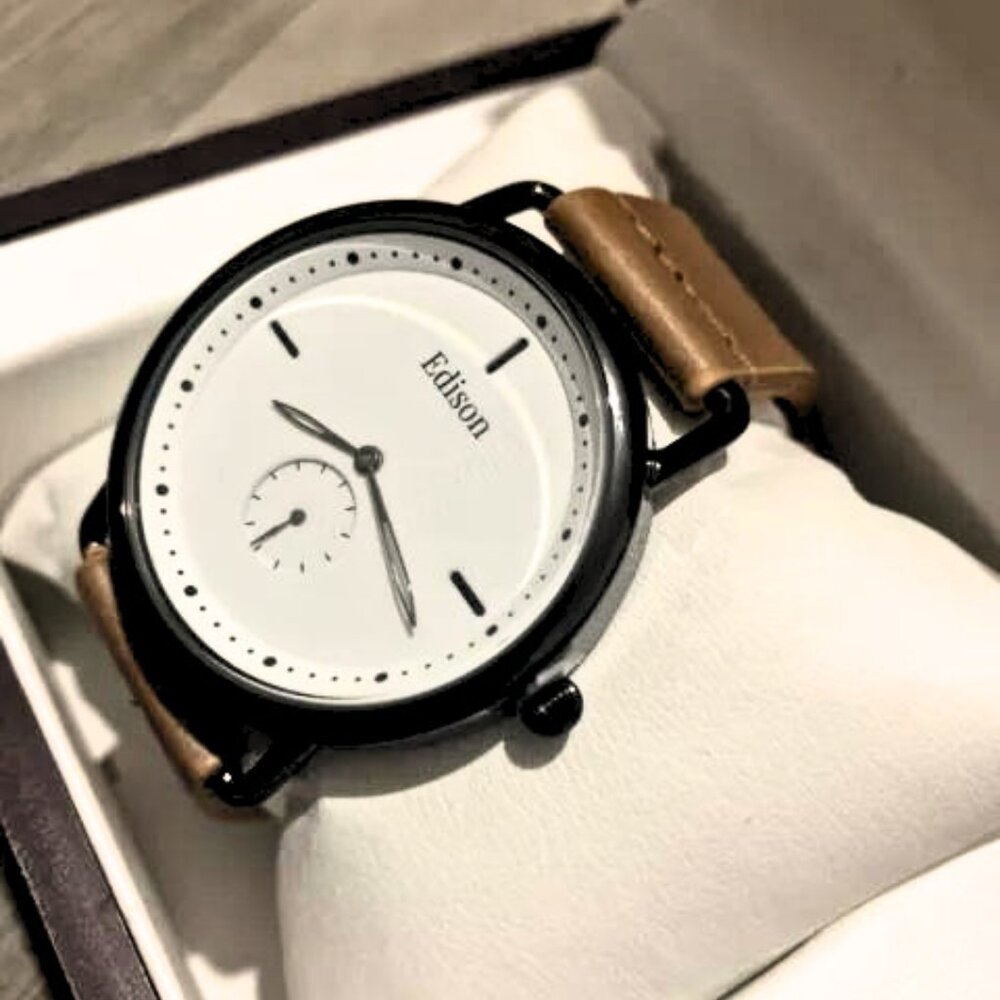 Edison Women's Classic Sub Dial Watch